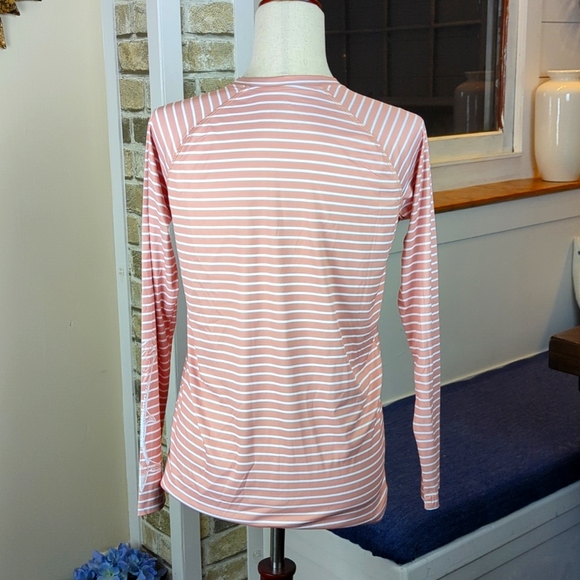 Gillz Pink Stripe UV Protectant Rash Guard Size S - Picture 2 of 3